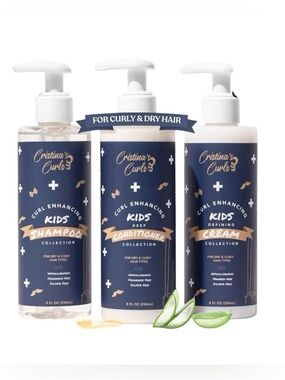 Cristina’s Curls Shampoo Deep Conditioner Curl Cream Haircare Bundle